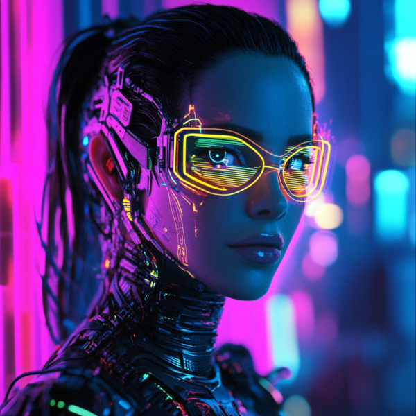 Futuristic AI-Generated Avatars | Cyberpunk & Sci-Fi NFT Art - 图片 3