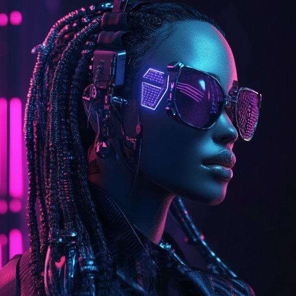 Futuristic AI-Generated Avatars | Cyberpunk & Sci-Fi NFT Art - 图片 5