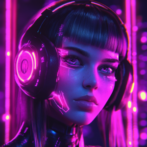 Futuristic AI-Generated Avatars | Cyberpunk & Sci-Fi NFT Art
